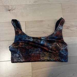 Onzie Python Print Bra S/M